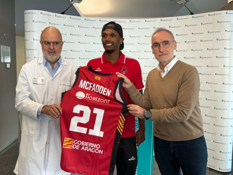 Thad McFadden, en su presentación: «Tenemos un muy buen grupo y estoy seguro de que vamos a ganar muchos partidos»