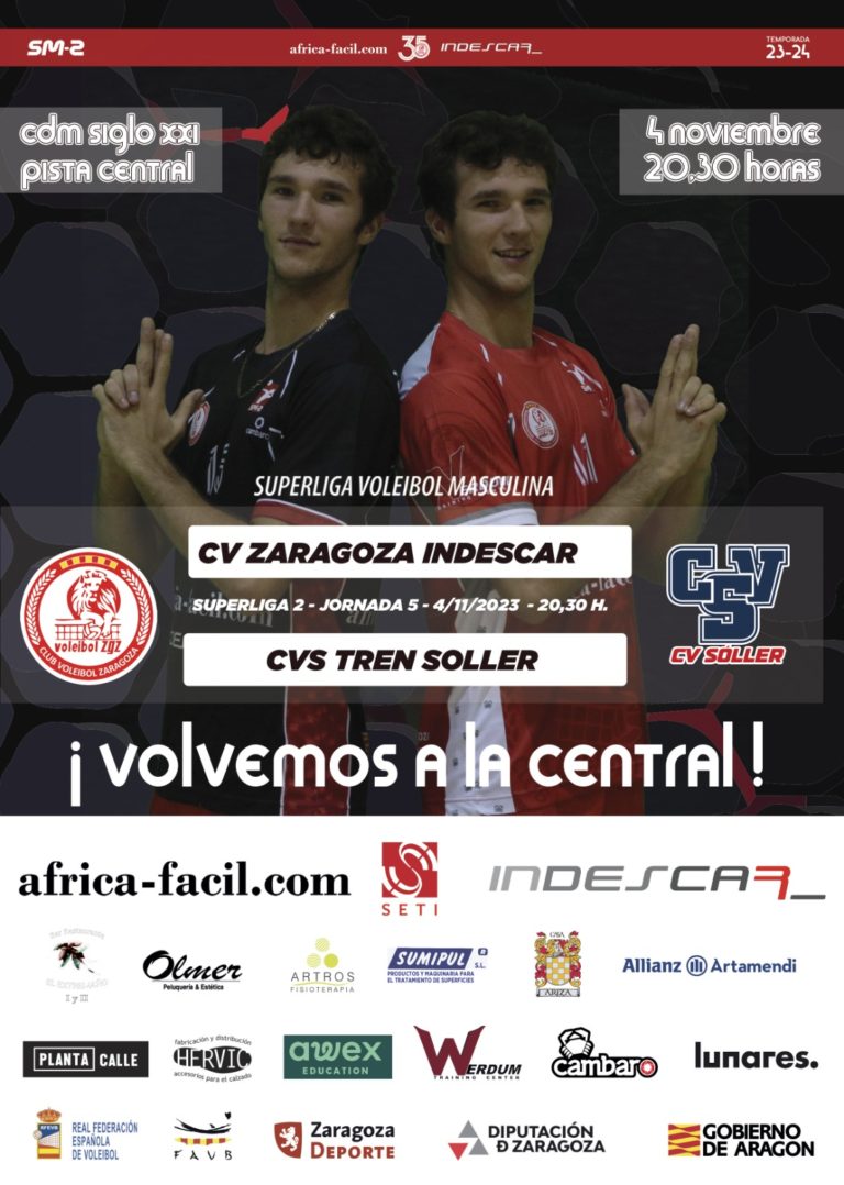 El CV Zaragoza celebra el día del club coincidiendo con la vuelta de su primer equipo a la Pista Central del Siglo XXI