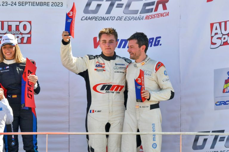 El piloto aragonés Guillermo Aso buscará seguir abonado al podio del GT–CER en Jerez