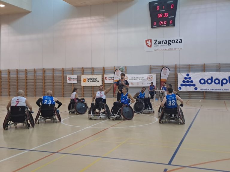 Adapta Zaragoza RSR disputará la 3ª jornada de la Liga de Rugby en Silla de Ruedas que se disputará los días 2 y 3 de diciembre en Valencia