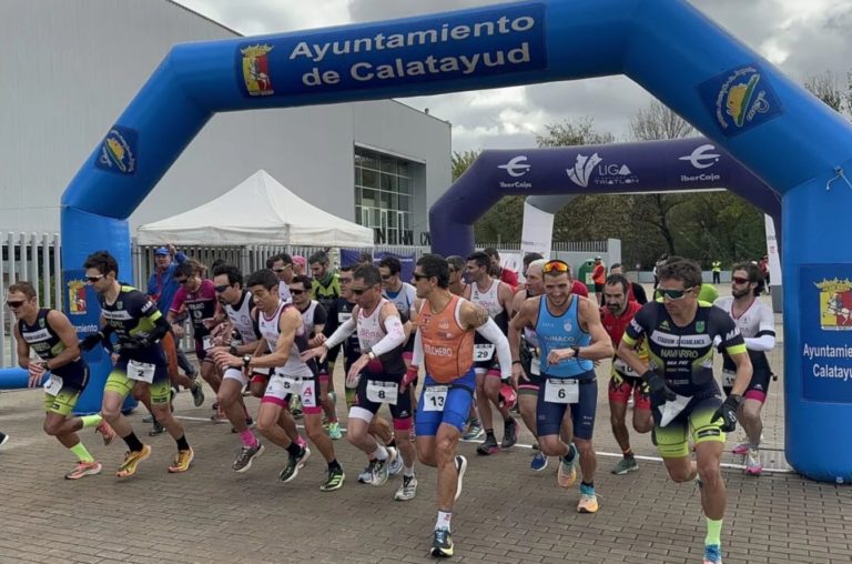 Lucas Aurell y Leti Soria se adjudican la XXV Copa Aragonesa de Duatlón Cros