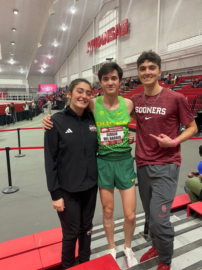 Sergio del Barrio bate el récord de España de la milla Sub20 bajo techo
