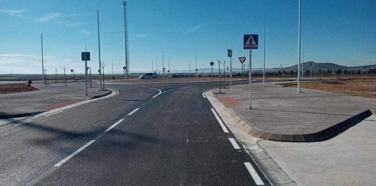 Finalizan las obras de urbanización del Polígono Industrial de Calamocha