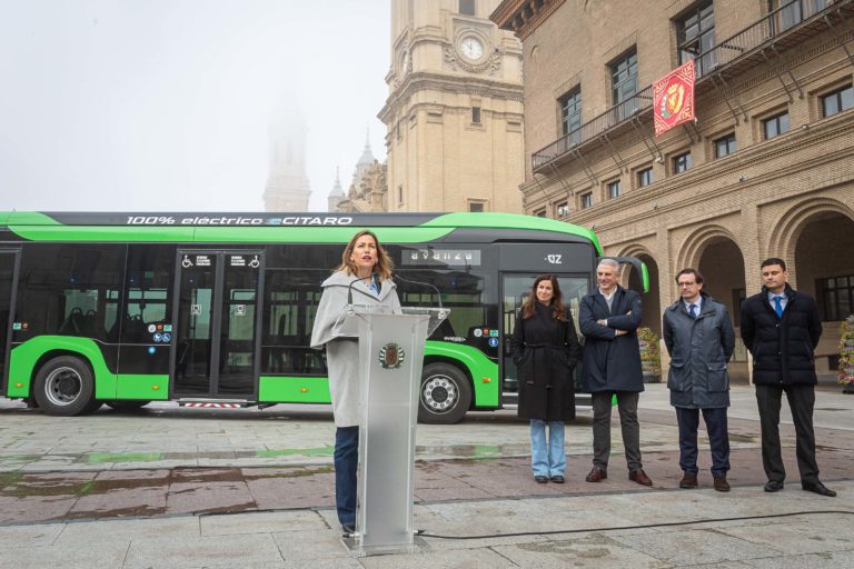 Nuevos autobuses eléctricos en Zaragoza