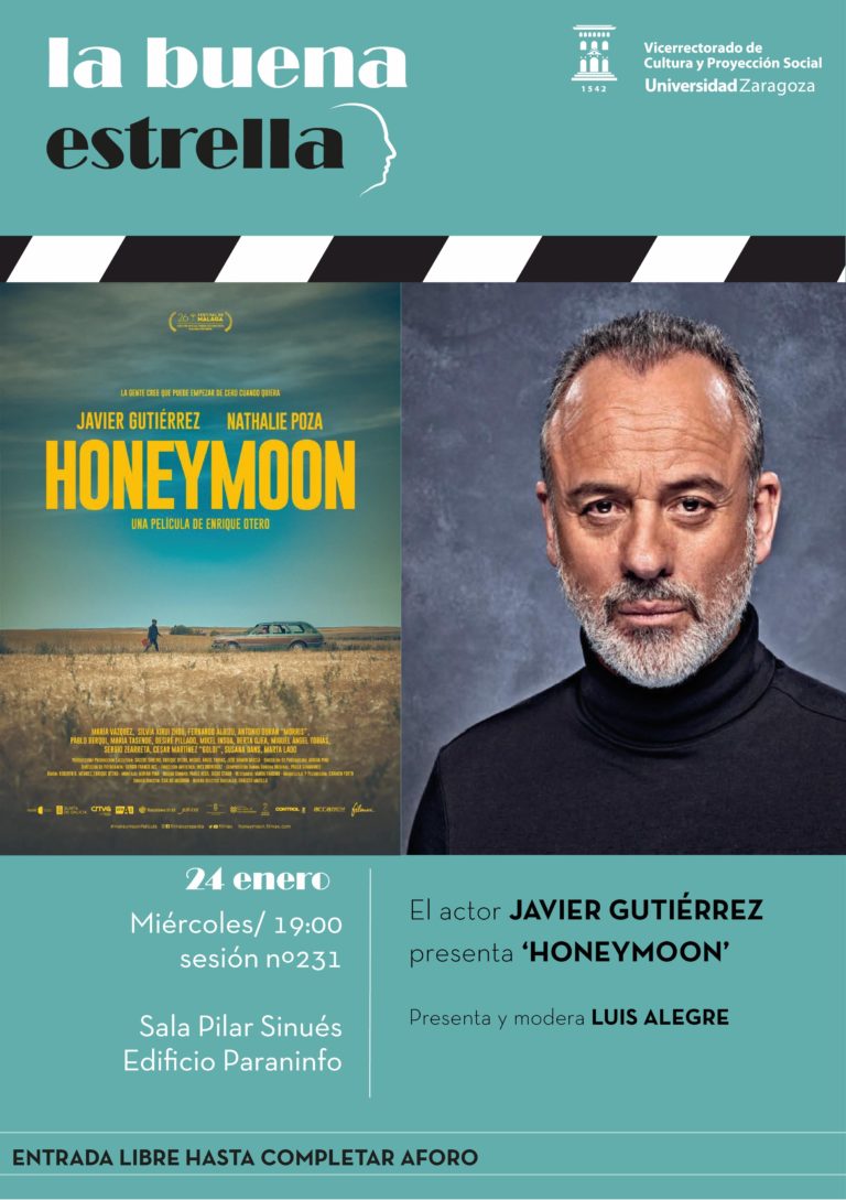 El actor Javier Gutiérrez presenta ‘Honeymoon’ en el ciclo cultural ‘La buena estrella’