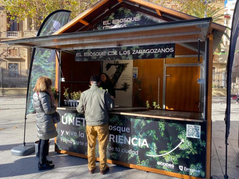 La caseta del Bosque de los Zaragozanos estará abierta en Plaza Aragón hasta el 7 de enero