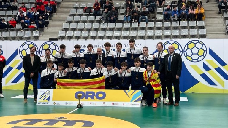 Excelentes resultados de las selecciones aragonesas en el CESA 2024 de balonmano