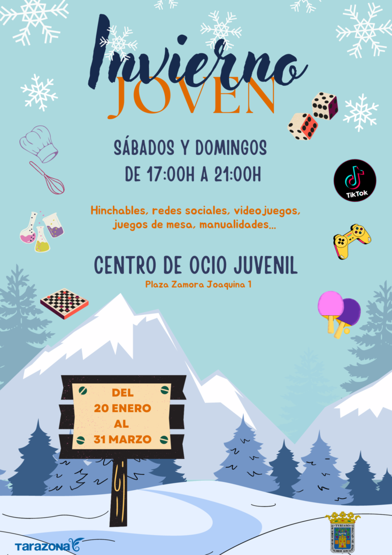 Continúan las actividades en el Centro de Ocio Juvenil de Tarazona
