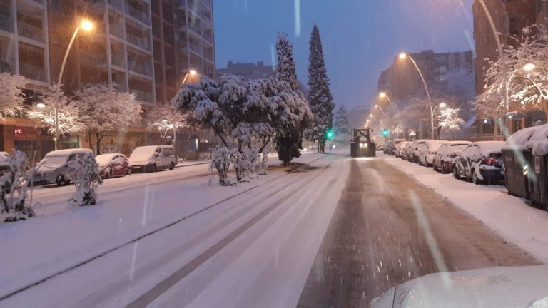 A parte de Filomena, ¿cuántas veces ha nevado en Zaragoza?
