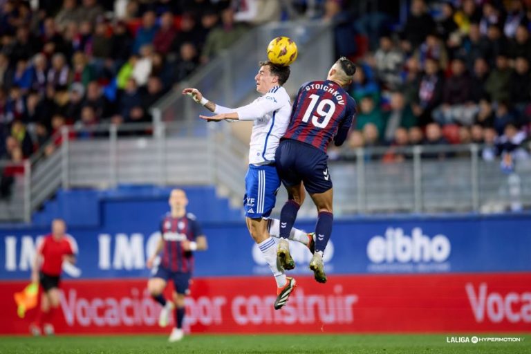 El Real Zaragoza sufre en Ipurúa la segunda derrota de la ‘era Julio Velázquez’ (1-0)