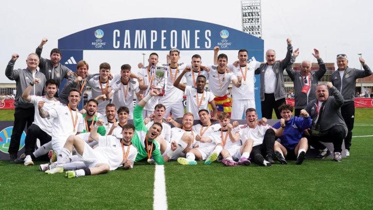 La Selección Aragonesa se proclama campeona de la Copa Regiones UEFA