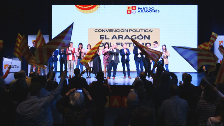 Convención política del PAR, bajo el lema «El Aragón del Futuro»