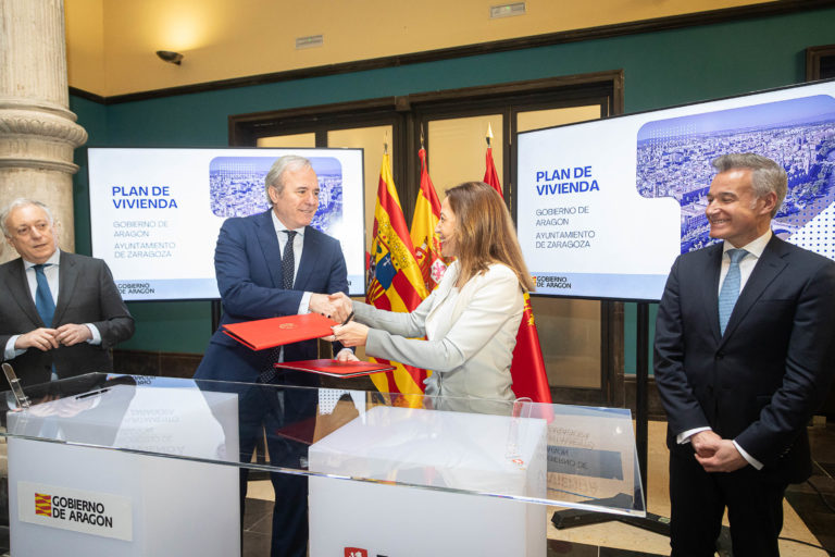 Acuerdo entre la DGA y el Ayuntamiento de Zaragoza para construir mil viviendas de alquiler asequible