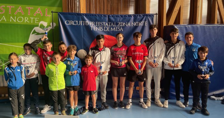 Reparto de títulos entre los clubes aragoneses en el Campeonato de Aragón de Edades