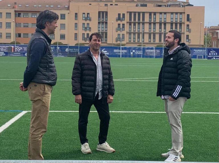 La RFEF visita los campos de Utebo y Cuarte para evaluarlos como escenarios de entrenamiento para el Mundial 2030