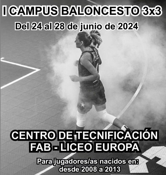 El I Campus Baloncesto 3×3 organizado por la Federación Aragonesa de Baloncesto ya tiene abiertas las inscripciones