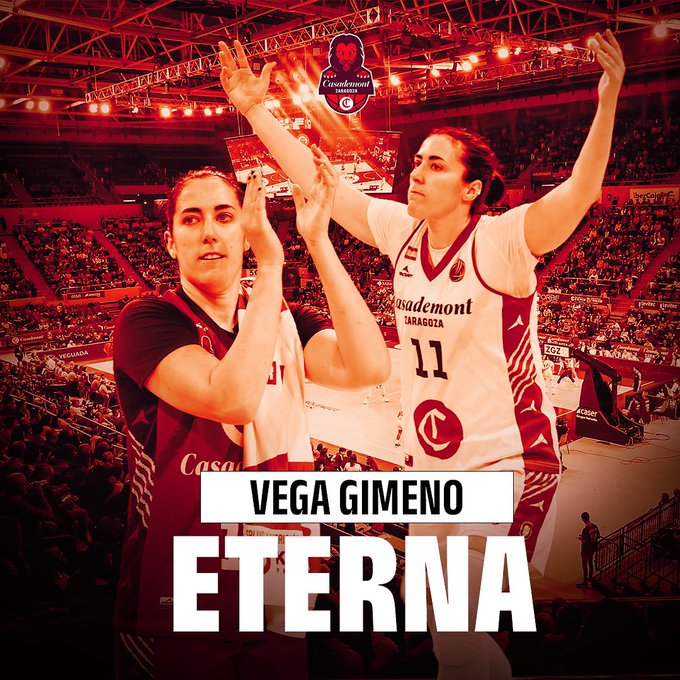 Vega Gimeno anuncia su retirada al finalizar la temporada con Casademont Zaragoza