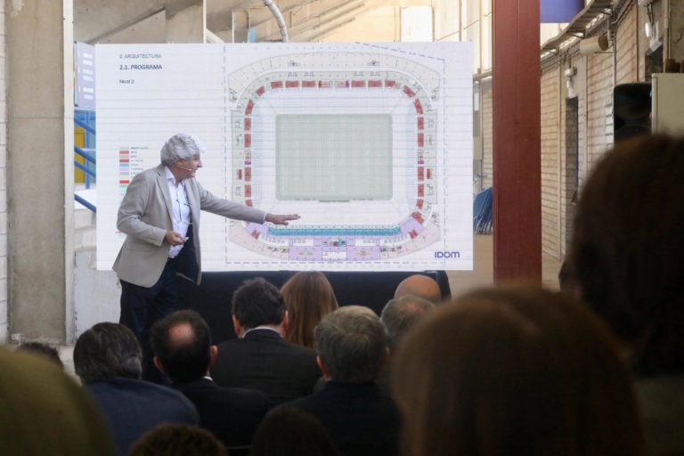 Presentado el proyecto base de la nueva Romareda, que contará con 43.184 asientos