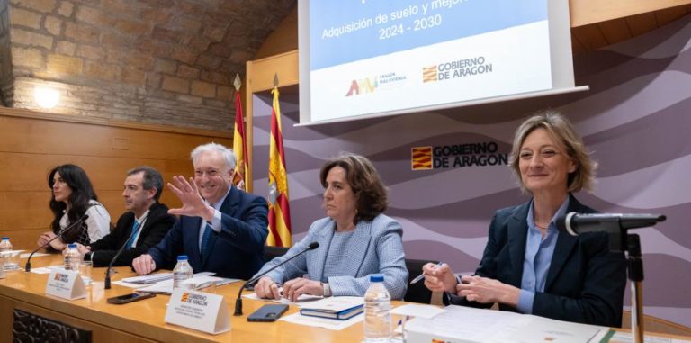 El gobierno de Aragón presenta el plan de vivienda para grandes municipios