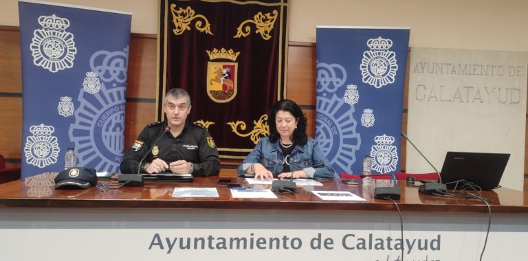La concejalía del Mayor y la Policía Nacional organizan varios actos para esta semana en Calatayud