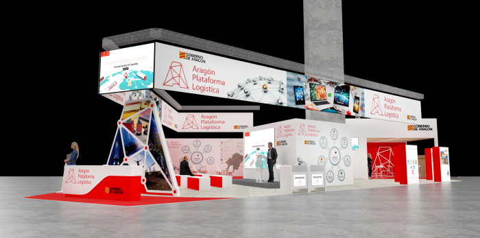 Aragón exhibirá músculo logístico en el SIL con un stand de 315 metros y una deslumbrante oferta de suelo y servicios