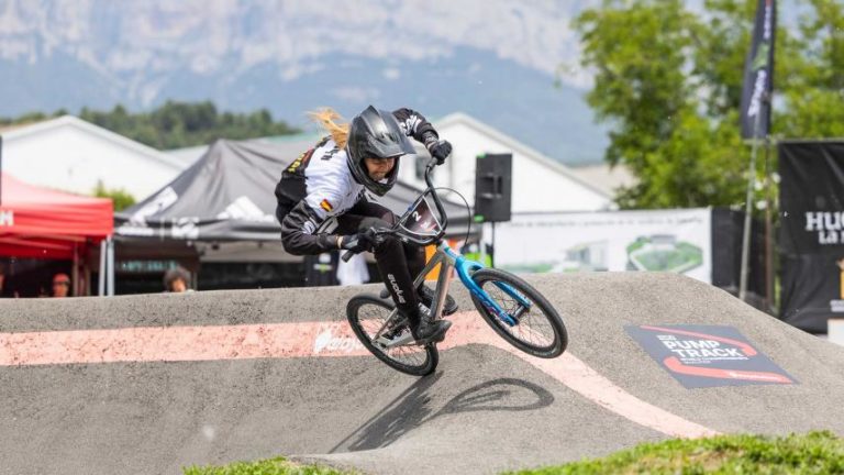 Aínsa volvió a convertirse en la capital del Pump Track este fin de semana