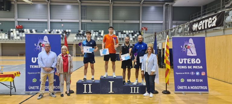 Éxito rotundo en el Trofeo Ciudad de Utebo de Tenis de Mesa con Daniel y María Berzosa como campeones