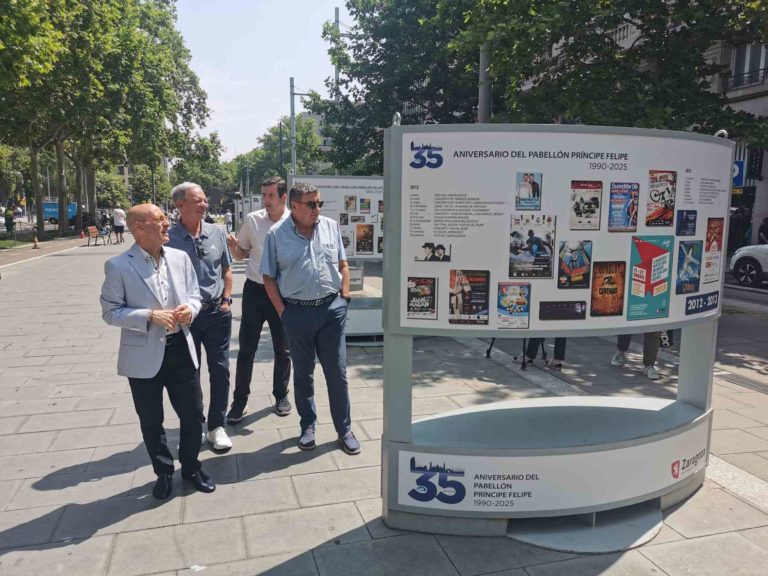 La Gran Vía celebra el 35 aniversario del Pabellón Príncipe Felipe con una exposición al aire libre