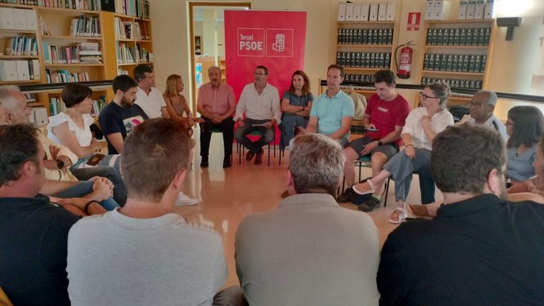 El PSOE Teruel se reúne en Calamocha para abordar temas clave de la Comunidad Autónoma