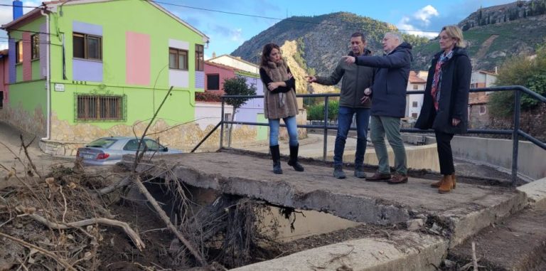El Gobierno de Aragón firmará un convenio con Montalbán para adelantar las ayudas por los daños de la DANA