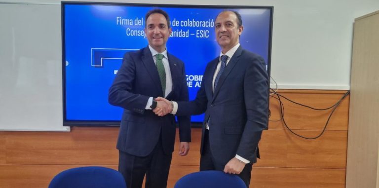 Sanidad y ESIC Aragón firman convenio para impulsar la formación de profesionales sanitarios