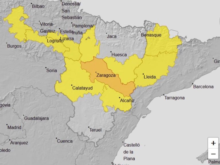 Aviso naranja por calor extremo en Ribera del Ebro este martes 10 de junio