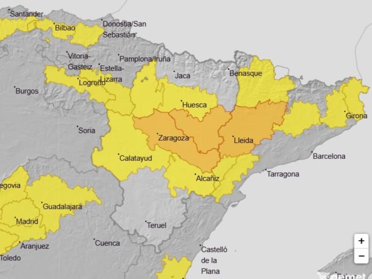 Alerta meteorológica en Aragón por altas temperaturas este viernes