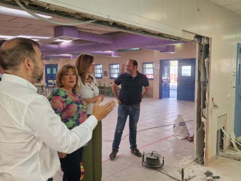 Inician las obras para cocinas in situ en colegios de Aragón
