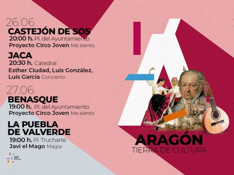 «Aragón, tierra de cultura» vuelve el fin de semana