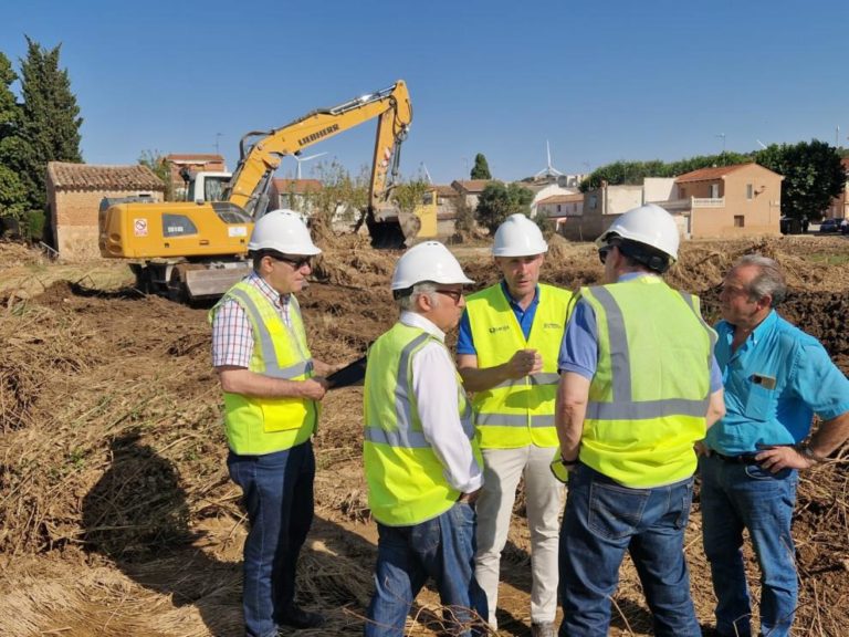 El Gobierno de Aragón avanza en la reparación de infraestructuras agrícolas tras la riada de junio