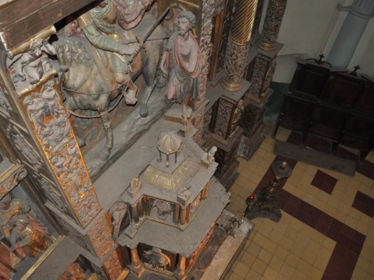 Inversión de 171.820 euros para restaurar el retablo mayor de la Iglesia de San Martín del Río en Teruel