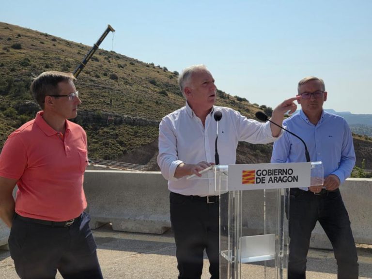 Avances en la renovación de carreteras en Aragón alcanzan el 60% en el Itinerario 9