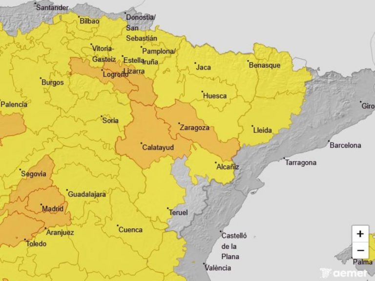 Aragón activa el Plan de Protección Civil por las altas temperaturas