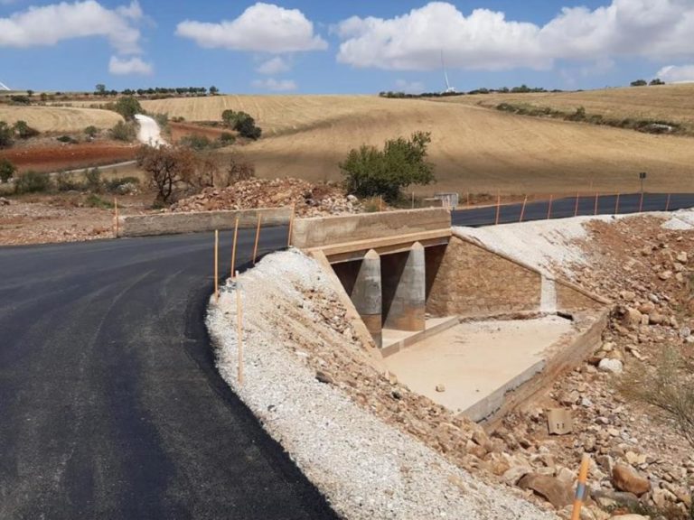 Finalizan las obras de la A-1506 tras las tormentas de junio en Aragón