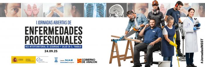 Zaragoza será sede de las I Jornadas Abiertas sobre Enfermedades Profesionales el 24 de septiembre