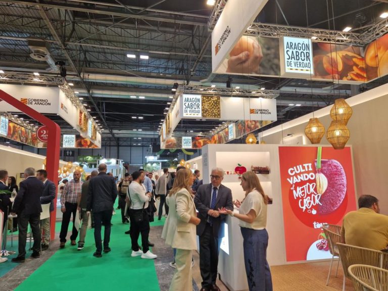 Aragón se posiciona como potencia agroalimentaria en Fruit Attraction 2025 con nuevo estand