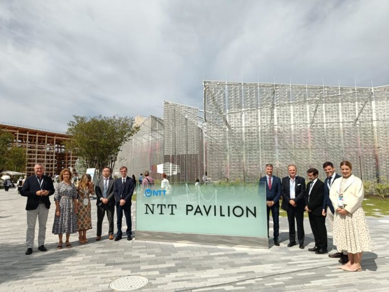 Aragón explora el futuro de la conectividad en el pabellón de NTT Data en Osaka