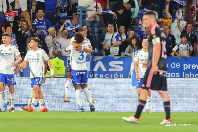 Santiago Mouriño marcó su primer gol con la elástica del Real Zaragoza