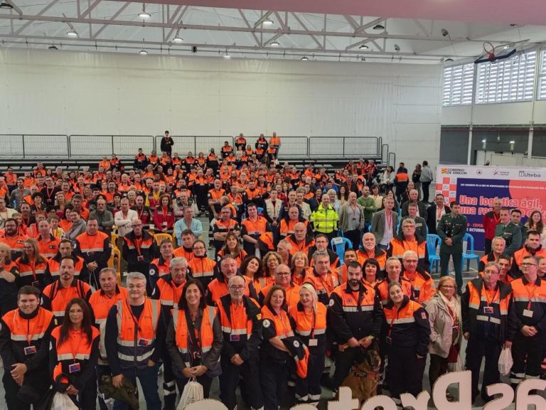 820 voluntarios de Protección Civil en Aragón dedican más de 16.000 horas a emergencias y prevención