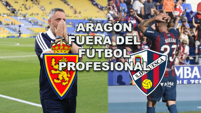 Aragón se queda fuera del fútbol profesional