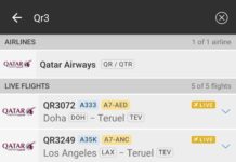 Continúan llegando a Teruel más aviones de Qatar Airways