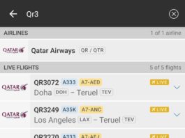 Continúan llegando a Teruel más aviones de Qatar Airways