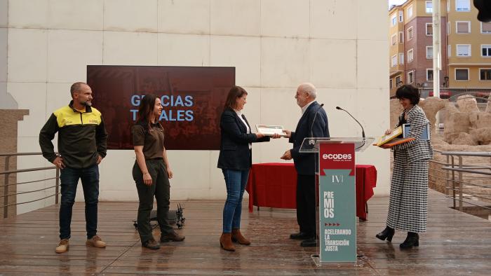 ECODES reconoce al dispositivo INFOAR por su labor en la prevención y extinción de incendios forestales