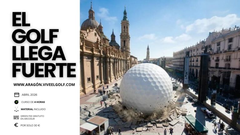 Aragón Vive el Golf lanza su tercera edición con cursos accesibles en ocho campos